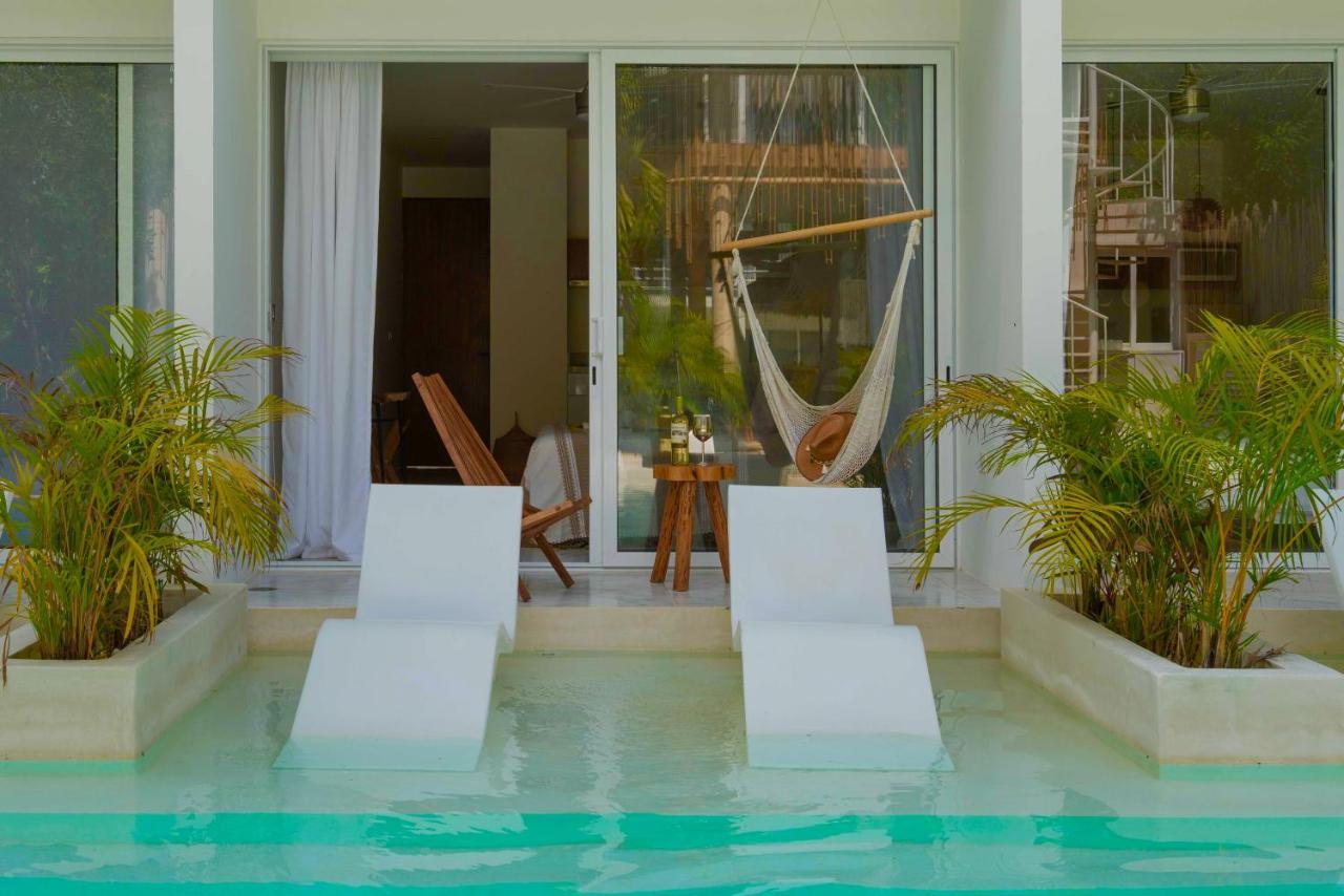 Beautiful Swim-Up Studio With Private Terrace, Pool And Jungle Gym Tulum Exterior foto